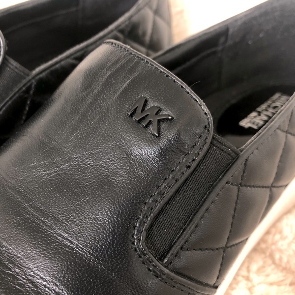 Michael Kors Leather Slip On Sneakers - Picture 2 of 7